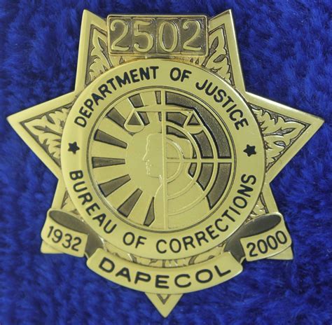 Bureau of corrections(dapecol) .